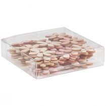 tételeket Fa virágok szétszórt dekorációs virágok fa narancs/rózsaszín/fehér 72 db