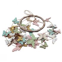 tételeket Szélcsengő dekoráció pillangók ablakdísz fa Ø15cm 55cm