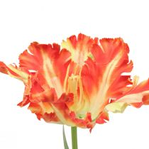 tételeket Művirág papagáj tulipán műtulipán narancs 69cm