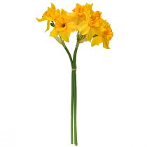 tételeket Nárcisz dekoráció művirág sárga nárcisz 38cm 3 db