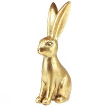 tételeket Dekoratív húsvéti nyuszi arany húsvéti dekoráció nyúl ülő antik H36cm