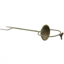 tételeket Dekoratív madárital zöld antik nyárssal Ø11cm H55cm