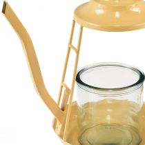 tételeket Gyertyatartó üveglámpás teáskanna narancssárga Ø13cm 22cm