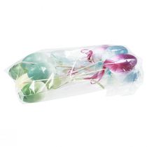 tételeket Virágdugó Húsvéti tojás műanyag tojás színes 4×5,5cm 10 db