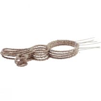 tételeket Húsvéti nyuszi dekoratív díszdugó nyúl fém natúr H36cm 4 db