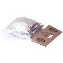 tételeket Méhsejt tojások akasztani Húsvéti tojások Fehér narancs 6cm 6 db