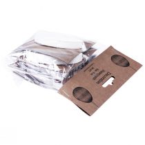 tételeket Húsvéti tojás függeszthető méhsejt tojás fehér narancs 8cm 6 db