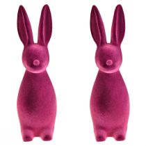 tételeket Húsvéti nyuszik lila dísznyuszik – 2. választás – nyájas 8×10×29cm 2 db