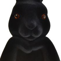 tételeket Nyuszi mellszobor, fekete bolyhos húsvéti gondolkodás 16,5×13×27 cm