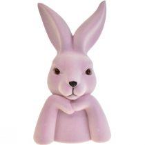 Bunny Bust Thinking Bunny Lila Világos húsvéti 16,5×13×27 cm