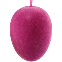 tételeket Dekoratív húsvéti tojás felakasztható színes pelyhesített H8cm 8 db