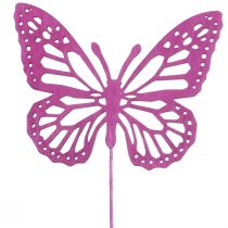 tételeket Tavaszi dekoráció virágdugók fa dekoratív pillangók 28cm 18 db