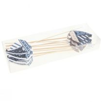 tételeket Tengeri dekorációs csónak virágdugó dekorációs hajó 7cm 14db