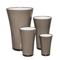 tételeket Váza &quot;Fizzy&quot; platinaszürke Ø13,5cm - kb. Ø28,5cm 1 db