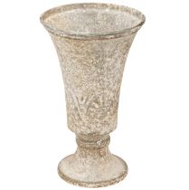 tételeket Antik fém kehely, díszes serleg, vintage váza, Ø11cm, M17.5cm