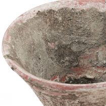 tételeket Gyantacserep agyagedény növénycserep Terrakotta Vintage H7cm 2db