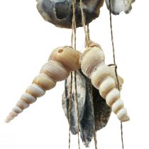 Tengeri szélcsengő csigaház díszítő kagylók 58cm