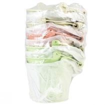 tételeket Vödör nyéllel pasztell fém Ø10cm H8cm 10 db