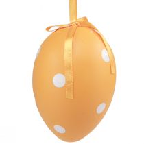 tételeket Húsvéti tojás függesztett műanyag tojás pöttyökkel 8x11,5cm 6db