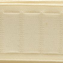 tételeket Dekoratív szalag szalag hurkok krém 40mm 6m