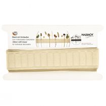 tételeket Dekoratív szalag szalag hurkok barna 40mm 6m