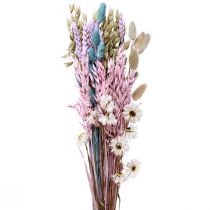 tételeket Szárított virágcsokor szalma virágok Phalaris gabona 58cm