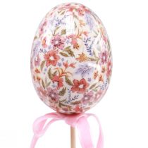 tételeket Virágdugó Húsvéti tojások rúdon motívumokkal 4×5,5cm 6db