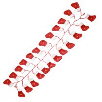 tételeket Adventi kalendárium töltőcsizma filc piros fehér 155cm