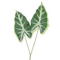 tételeket Alocasia elefánt fül nyíl levél mesterséges növények zöld 55 cm