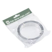 tételeket Alumínium lapos drótszalag, matt ezüst, 20mm x 5m - dekorációs szalag, kézműveskedés, barkácsolás