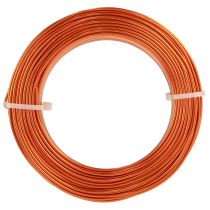 tételeket Alumínium kézműves drót, narancssárga, Ø2mm, 500g, 60m, barkács dekorációhoz