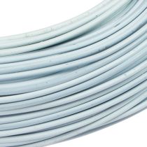 tételeket Alumínium drót, 2 mm fehér, ékszerdrót, 60 m (500 g), kézműves drót díszítéshez és virágkötészethez