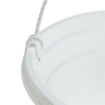 tételeket Függő virágkosár 25 cm fehér