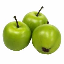 Dekoratív gyümölcs mini alma műzöld 4,5cm 24db