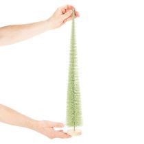 tételeket Műfenyő, díszfa fa talapzaton, 60 cm