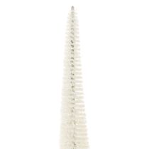 tételeket Dekoratív karácsonyfa fa talppal téli dekorációhoz, 40 cm, 3 darab