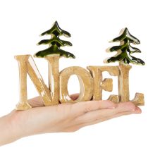 tételeket Karácsonyi dekoráció Noel állvány két fenyőfával 18cm