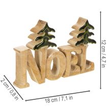 tételeket Karácsonyi dekoráció Noel állvány két fenyőfával 18cm