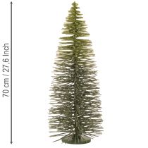 tételeket Műzöld karácsonyfa téli dekorációnak, 70 cm
