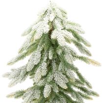 tételeket Műfenyő hódíszítéssel, télre és karácsonyra, 95 cm