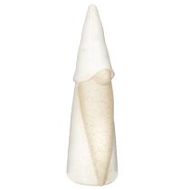 tételeket Dekoratív gnóm figura állóra, karácsonyi dekoráció, kerámia, 22cm