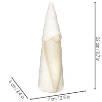 tételeket Dekoratív gnóm figura állóra, karácsonyi dekoráció, kerámia, 22cm