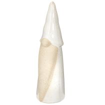 tételeket Dekoratív gnóm figura állóra, karácsonyi dekoráció, kerámia, 22cm
