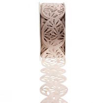 tételeket Bársony szalag Húsvéti tojás díszszalag Húsvéti krém 40mm 5m