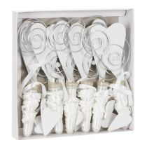 tételeket Padakasztó csővel és szívvel, 18 cm, 6 darab