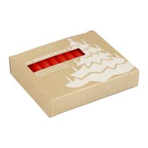 tételeket Fa gyertyák piros 20 db