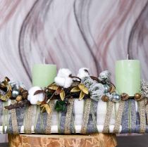 tételeket Pamut ág Mesterséges deco ág pamut 61cm 3db