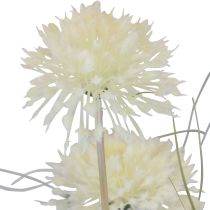 Művirág gömbvirág allium díszhagyma műfehér 90cm