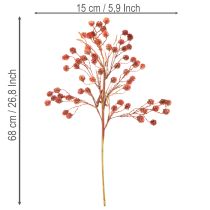 tételeket Műbogyós ág, élethű őszi dekoráció, 68cm