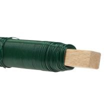 tételeket Virágdrót tekercselő drótkötő drót zöld 0,65mm 100g 3db